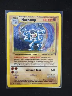 Machamp 15/110 Legendary Collection Holo Rare WOTC Pokemon Card LP - Image 3