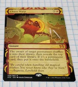 MTG Chaos Warp Strixhaven: Mystical Archives Regular Instant Magic Card - Image 1