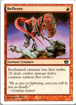 Reflexes Magic The Gathering 8th Edition Lightly played - Image 1