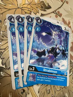 Digimon Card Game Playset - BT6-022 C Strabimon Double Diamond - Image 1