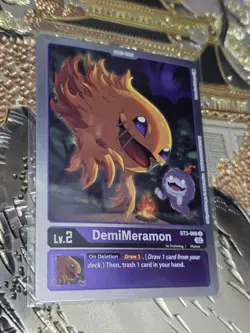 Digimon Card Game DemiMeramon Uncommon Resurgence Booster BT3-006 - Image 1