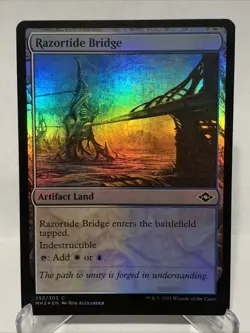 MTG RAZORTIDE BRIDGE (NM) From MODERN HORIZONS 2 : FOIL magic the gathering - Image 1