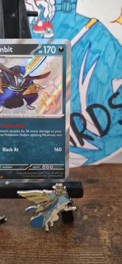 187/091 Kingambit -Shiny Rare Card-Paldean Fates : Pokemon TCG-NM - Image 4
