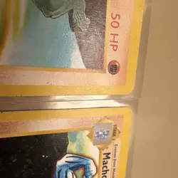 Pokemon card lot shadowless Machop 52/102 34/102, Machamp 8/102 holo HP-DMG - Image 5