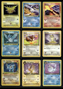 Vtg Pokemon Card Collection Lot Base Set 1st Edition Promo Binder Holos WOTC - Image 1