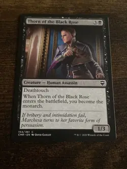 Magic the Gathering MTG Thorn of the Black Rose (154) Commander Legends D2284* - Image 1