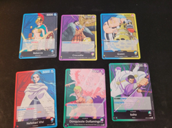 One Piece Card Game Kingdom Of Intrigue OP-04 Leaders Complete Set English 2023 - Image 1