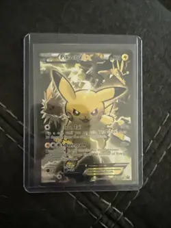 Pokemon TCG Pikachu EX XY124 Holo Promo Card - Image 1