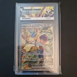 Pokemon TCG Hop's Zacian EX Card 186/159 Sir Journey Together Ace 9 Mint - Image 1