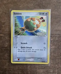 Pokemon TCG Sentret EX Legend Maker 62/92 Reverse Holo Common Card - Image 1
