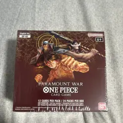 Bandai One Piece Card Game Paramount War OP-02 English Booster Box - Image 1