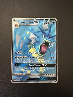 Pokemon Gyarados GX TCG Holo Ultra Rare Card Crimson Invasion 18/111 - Image 1