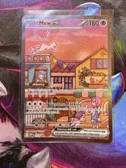 Mew EX SVP 053 Pokemon TCG Scarlet & Violet 151 UPC Promo Card NM Condition - Image 1