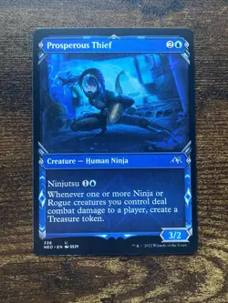Prosperous Thief (Showcase) Kamigawa: Neon Dynasty 336 MTG Magic D7930* - Image 1
