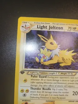 Light Jolteon - 48/105 - Pokemon Neo Destiny 1st Edition Rare Card WOTC LP - Image 5