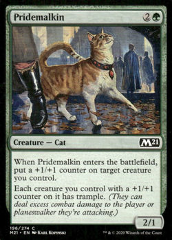 LP Pridemalkin 196/274 M21 MTG Magic the gathering card - Image 1