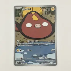 Stunfisk 118/086 Illustration Rare SV11W White Flare NM Basic Card 2025 - Image 1