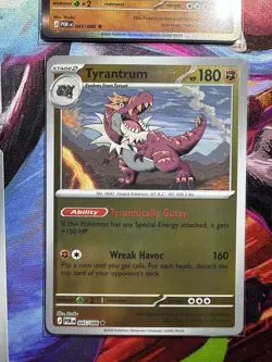 Pokemon TCG POR Tyrunt EBT Promo Sealed & Tyrantrum Card Lot Holo/Reverse Holo - Image 3