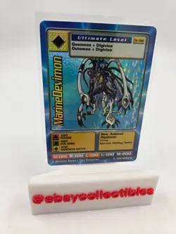 Digimon 1999 Bandai Holo Trading Card MarineDevimon ST-39S - Image 1