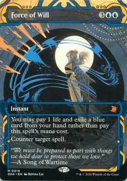 Force of Will - M19 - MTG - Secrets of Strixhaven: Mystical Archive (SOA) - Image 1