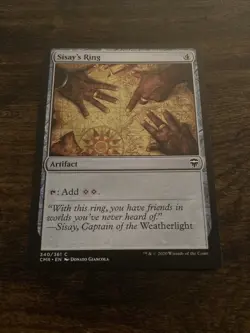 Magic the Gathering MTG Sisay's Ring (340) Commander Legends C9408* - Image 1