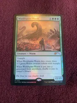 Worldspine Wurm Secret Lair Drop Foil - Image 1