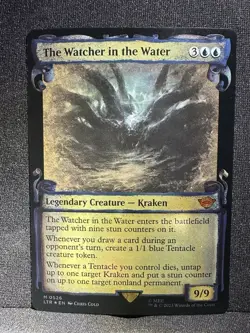 The Watcher in the Water - MTG LTR M 0526 Showcase Scrolls Foil NM - Image 1