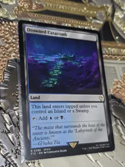 Magic the Gathering Drowned Catacomb R Commander: FINAL FANTASY 388 NM - Image 1