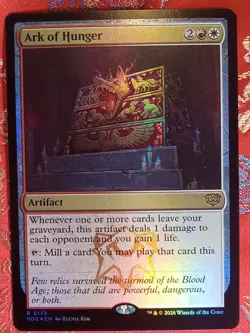 FOIL Ark of Hunger Secrets of Strixhaven Magic The Gathering MTG rare artifact - Image 1
