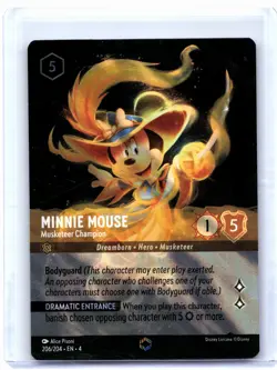 2024 Disney Lorcana—Minnie Mouse #206/204 Ursula's Return—Enchanted Foil - Image 1