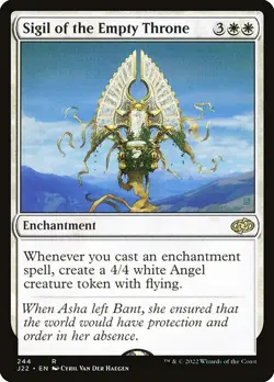 Sigil of the Empty Throne NonFoil Jumpstart 2022 244 NM MTG - Image 1