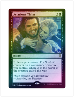 1x Astarion's Thirst, Foil, Magic MTG NM - Image 1