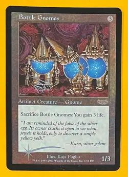 MTG BOTTLE GNOMES (Foil) FNM (OldManMTG 013-192) - Image 1