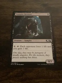 Vampire Neonate (124) Core Set 2019 M19 MTG Magic The Gathering C9420* - Image 1