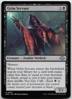 Grim Servant (97) Modern Horizons 3 NM - MTG - Image 1