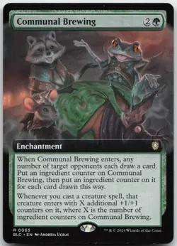 Communal Brewing (Extended Art) (63) Commander: Bloomburrow NM - MTG - Image 1