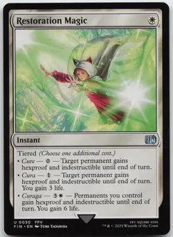 Restoration Magic Foil (30) FINAL FANTASY NM - MTG - Image 1