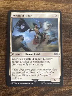 Westfold Rider 0037 The Lord of the Rings MTG Magic The Gathering L3506* - Image 1