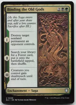 Binding the Old Gods (213) Commander: Duskmourn: House of Horror NM - MTG - Image 1