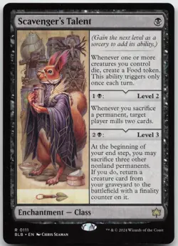 Scavenger's Talent (111) Bloomburrow NM - MTG - Image 1