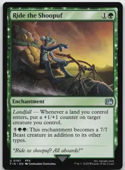 Ride the Shoopuf Foil (197) FINAL FANTASY NM - MTG - Image 1
