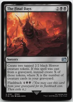 The Final Days Foil (101) FINAL FANTASY NM - MTG - Image 1