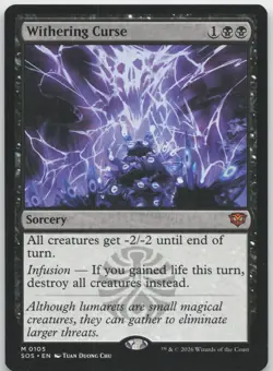 Withering Curse (105) Secrets of Strixhaven NM - MTG - Image 1