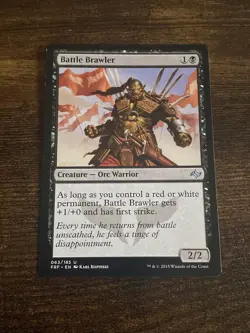 Battle Brawler Fate Reforged 63/185 MTG Magic The Gathering D6494* - Image 1