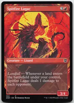 Spitfire Lagac (Showcase) (302) Zendikar Rising NM - MTG - Image 1