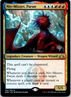 Mtg Magic Niv-Mizzet, Parun promo with silver symbol FRENCH vf fr - Image 1