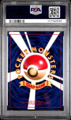 1996 POKEMON JAPANESE BASIC TRAINER-NO RARITY SYMBOL POKEMON CENTER PSA 8 - Image 2