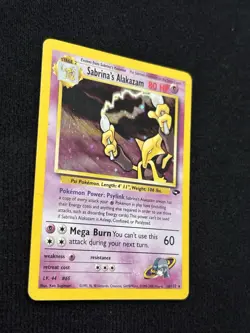 Pokemon Sabrina's Alakazam Rare Holo Gym Challenge 16/132 Eng 2000 80 HP - Image 3