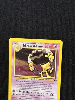 Pokemon Sabrina's Alakazam Rare Holo Gym Challenge 16/132 Eng 2000 80 HP - Image 4