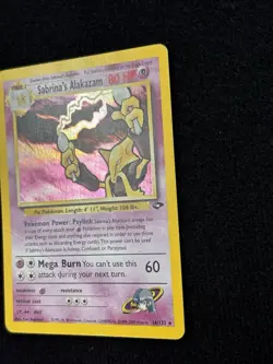Pokemon Sabrina's Alakazam Rare Holo Gym Challenge 16/132 Eng 2000 80 HP - Image 5
